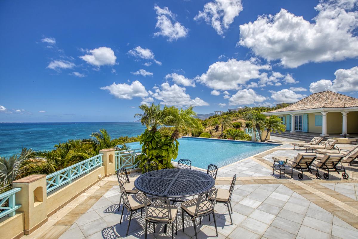 A louer villa 4 chambre Terres Basses Saint Martin_ Piscine - 6